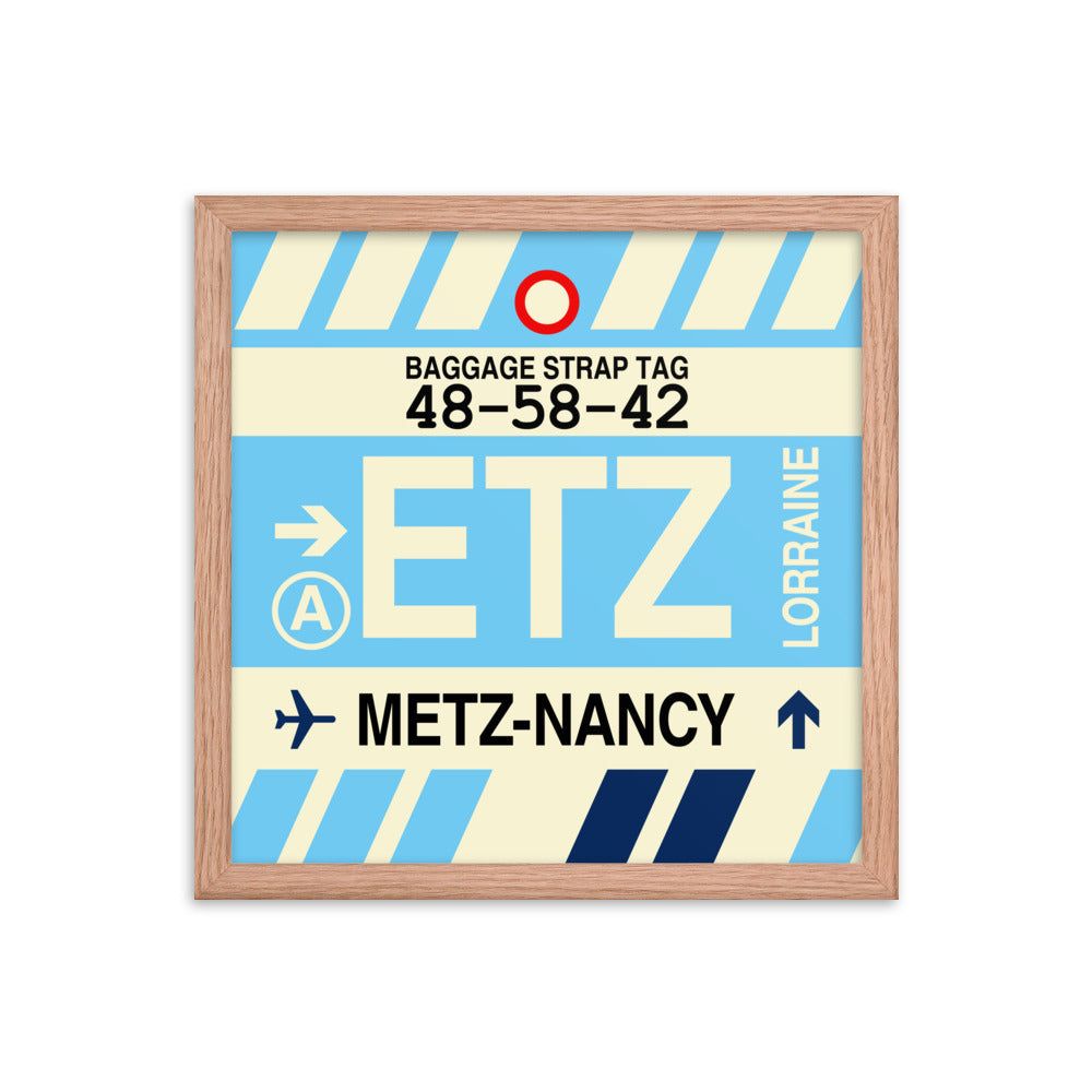 Travel-Themed Framed Print • ETZ Metz-Nancy-Lorraine • YHM Designs - Image 08