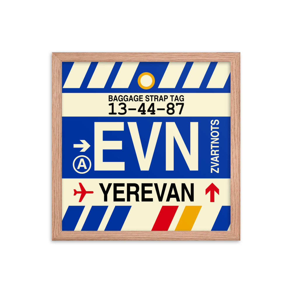 Travel-Themed Framed Print • EVN Yerevan Souvenir • YHM Designs - Image 08