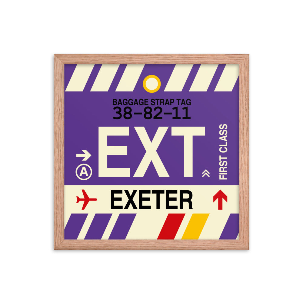 Travel-Themed Framed Print • EXT Exeter Souvenir • YHM Designs - Image 08