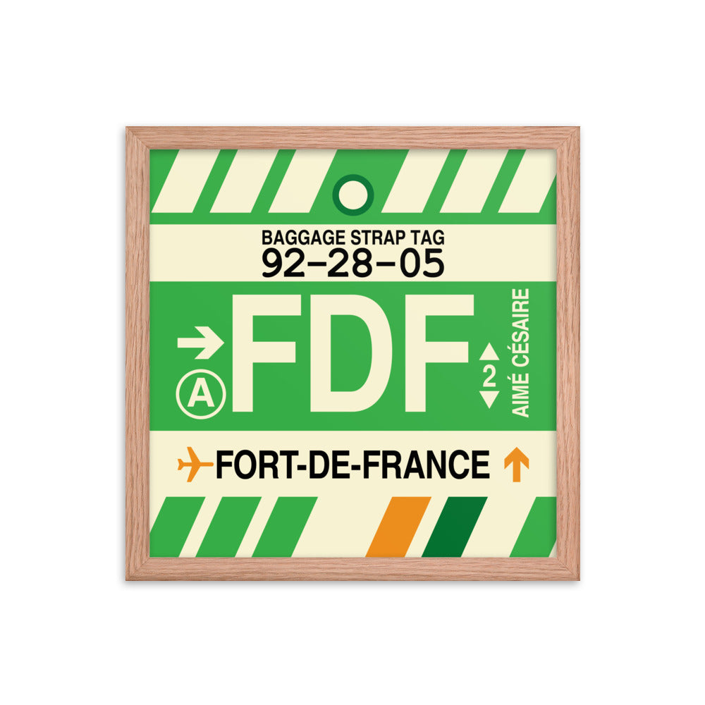 Travel-Themed Framed Print • FDF Fort-de-France Souvenir • YHM Designs - Image 08