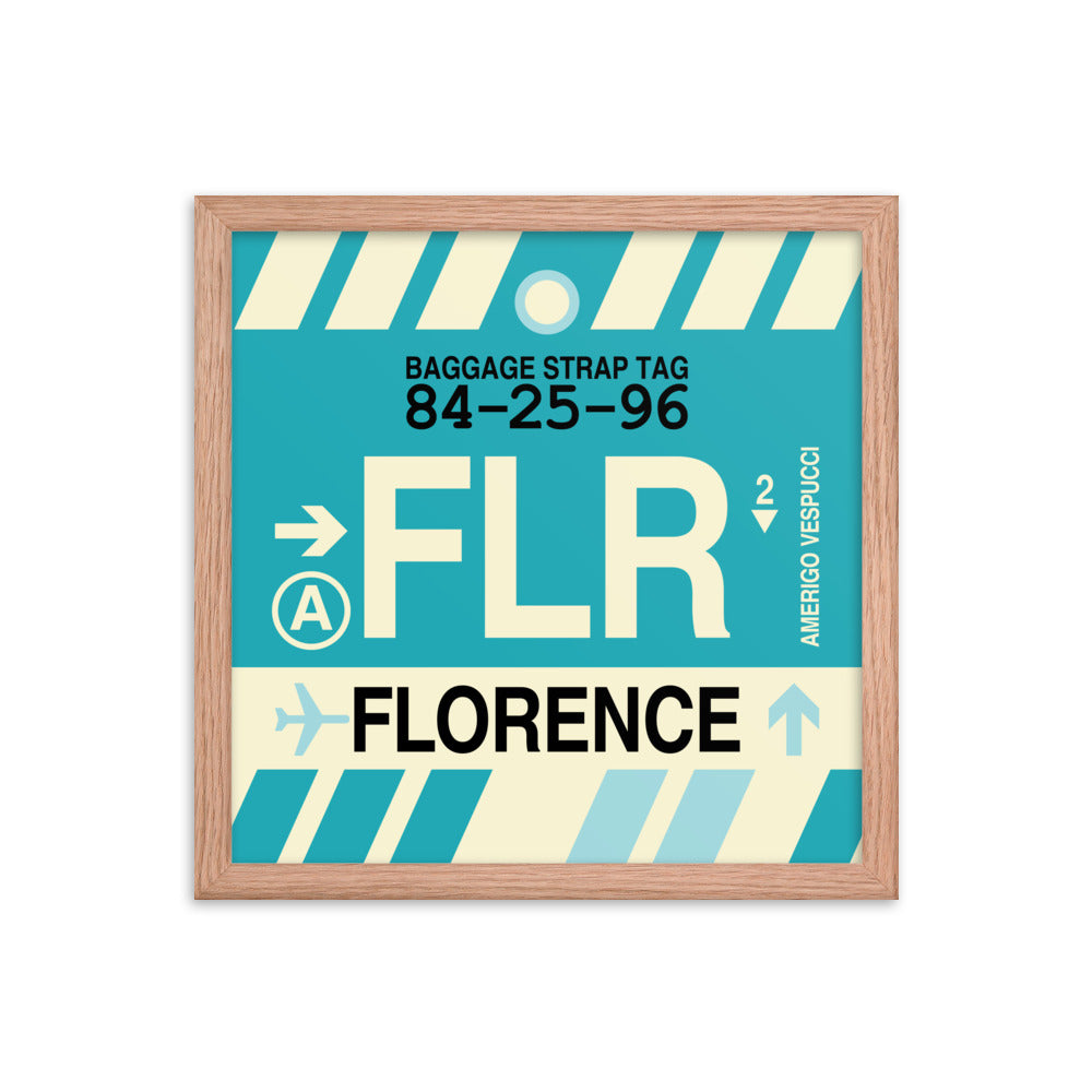 Travel-Themed Framed Print • FLR Florence Souvenir • YHM Designs - Image 08