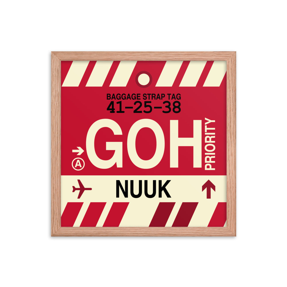 Travel-Themed Framed Print • GOH Nuuk Souvenir • YHM Designs - Image 08