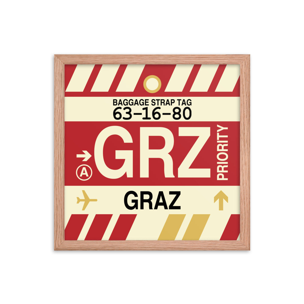 Travel-Themed Framed Print • GRZ Graz Souvenir • YHM Designs - Image 08