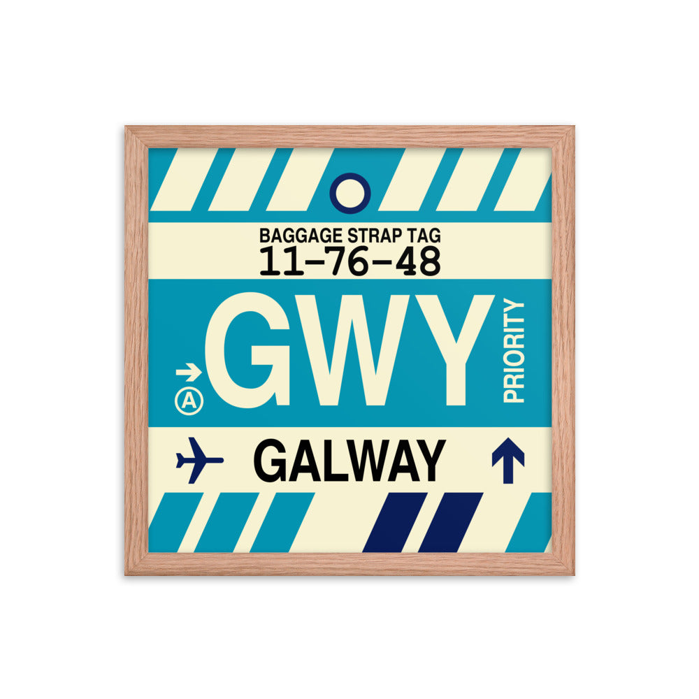Travel-Themed Framed Print • GWY Galway Souvenir • YHM Designs - Image 08