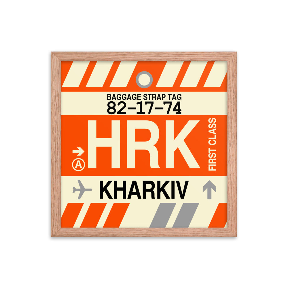 Travel-Themed Framed Print • HRK Kharkiv Souvenir • YHM Designs - Image 08
