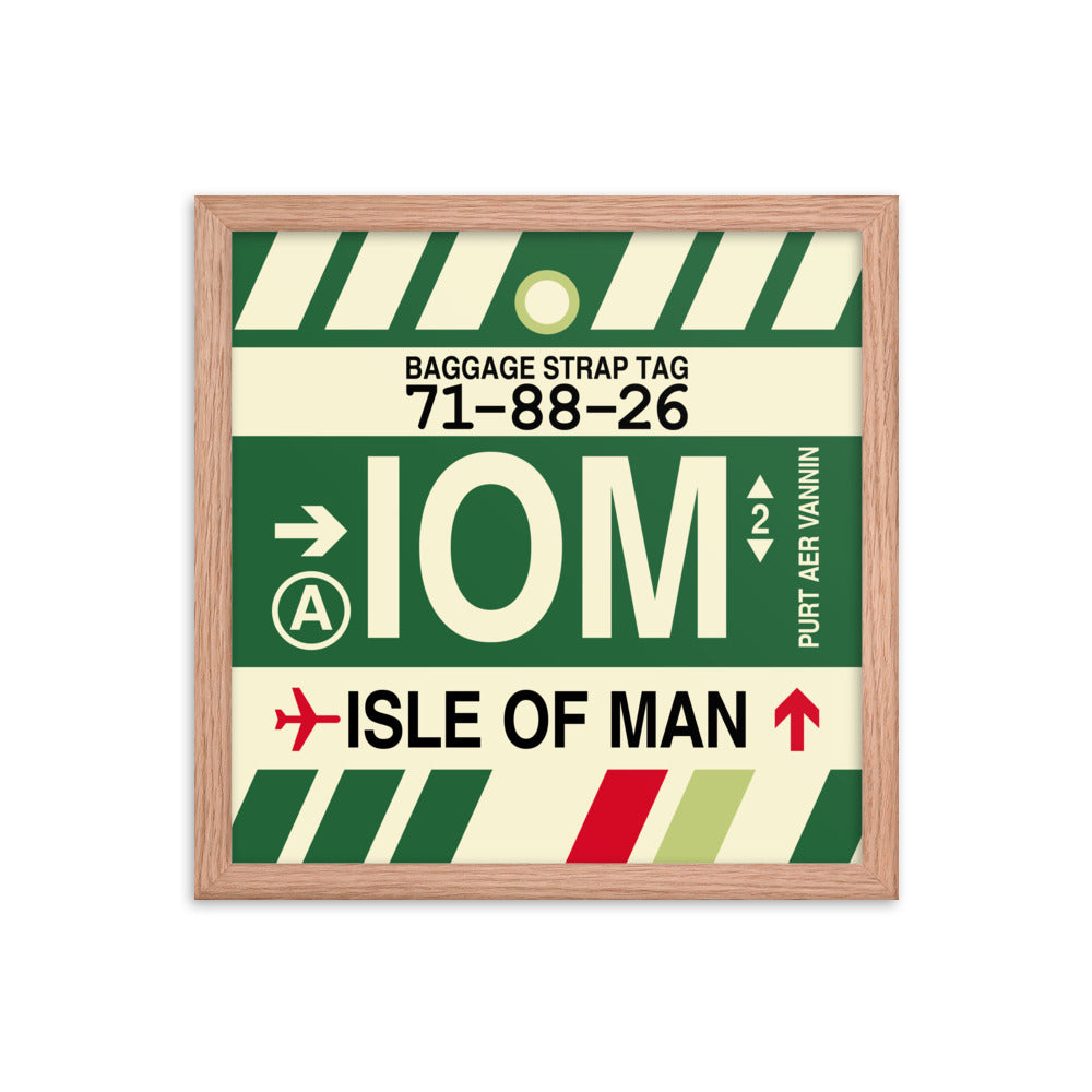 Travel-Themed Framed Print • IOM Isle of Man Souvenir • YHM Designs - Image 08