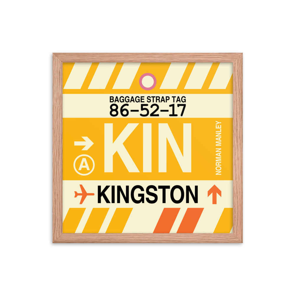 Travel-Themed Framed Print • KIN Kingston Souvenir • YHM Designs - Image 08