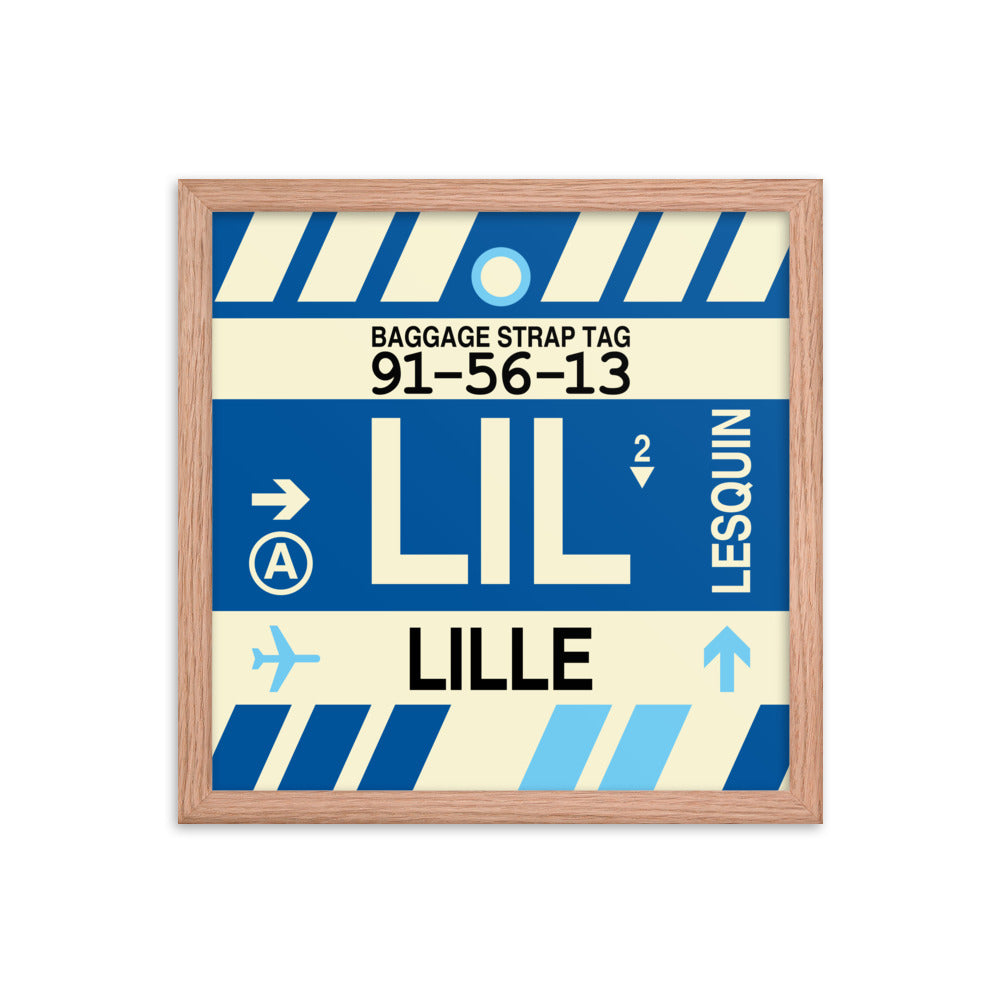 Travel-Themed Framed Print • LIL Lille • YHM Designs - Image 08