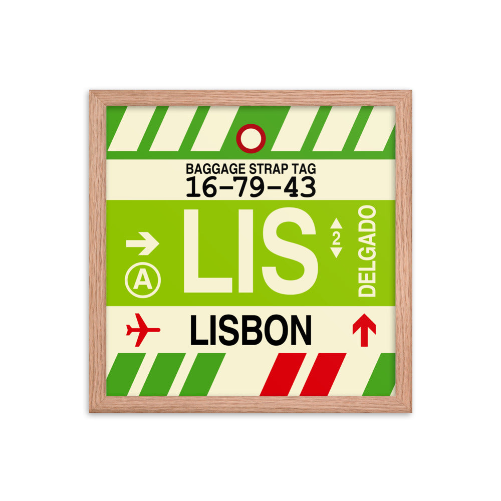 Travel-Themed Framed Print • LIS Lisbon Souvenir • YHM Designs - Image 08