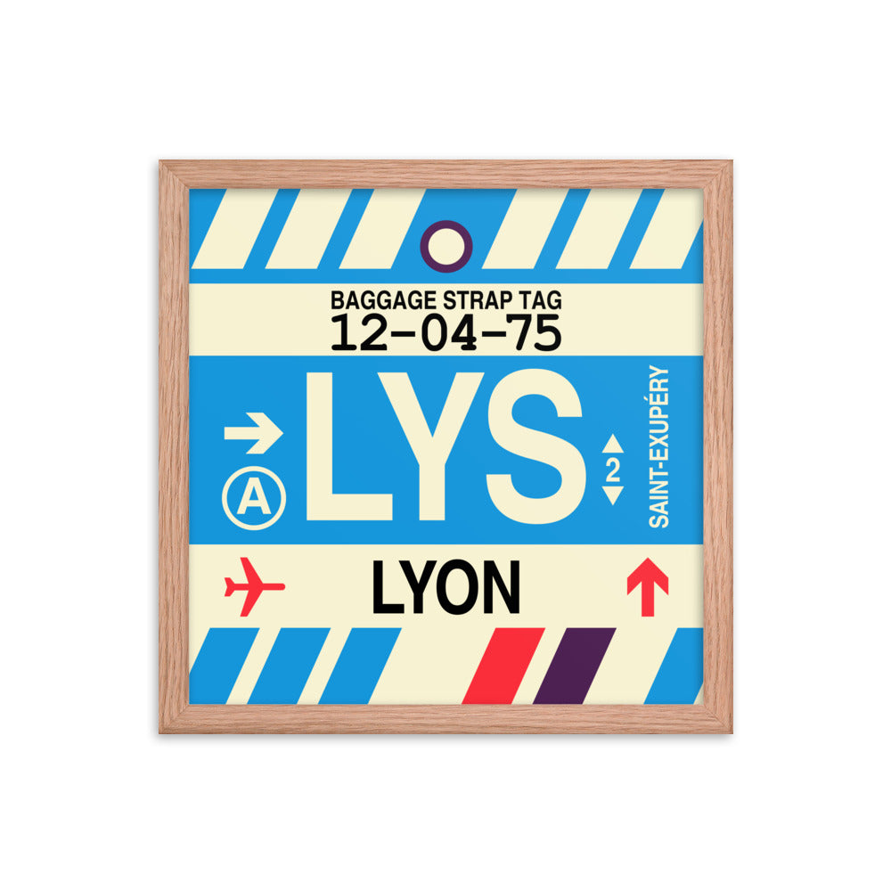 Travel-Themed Framed Print • LYS Lyon • YHM Designs - Image 08