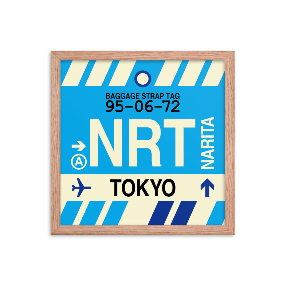 Travel-Themed Framed Print • NRT Tokyo Souvenir • YHM Designs - Image 08