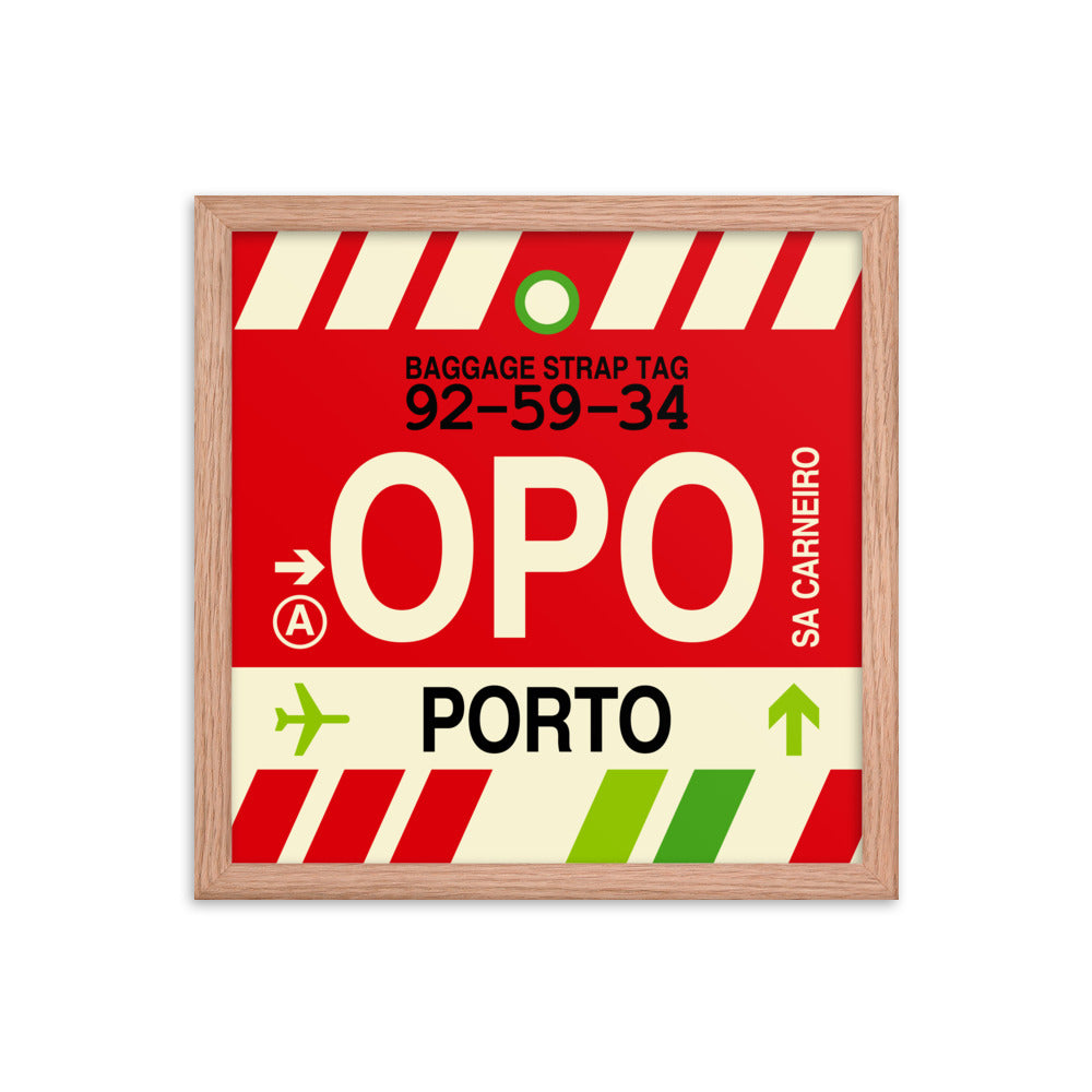 Travel-Themed Framed Print • OPO Porto Souvenir • YHM Designs - Image 08