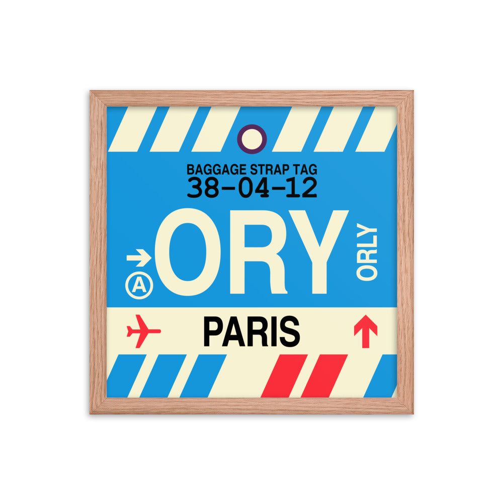 Travel-Themed Framed Print • ORY Paris Souvenir • YHM Designs - Image 08
