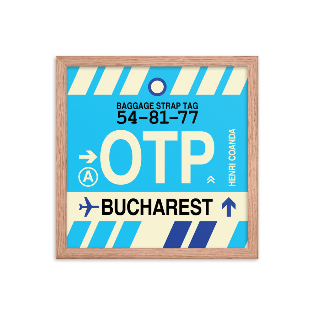 Travel-Themed Framed Print • OTP Bucharest Souvenir • YHM Designs - Image 08