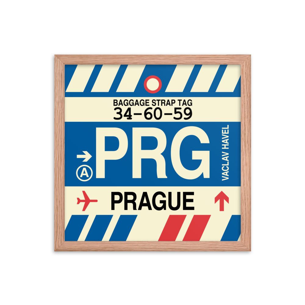 Travel-Themed Framed Print • PRG Prague Souvenir • YHM Designs - Image 08