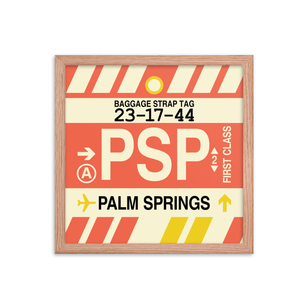 Travel-Themed Framed Print • PSP Palm Springs Souvenir • YHM Designs - Image 08