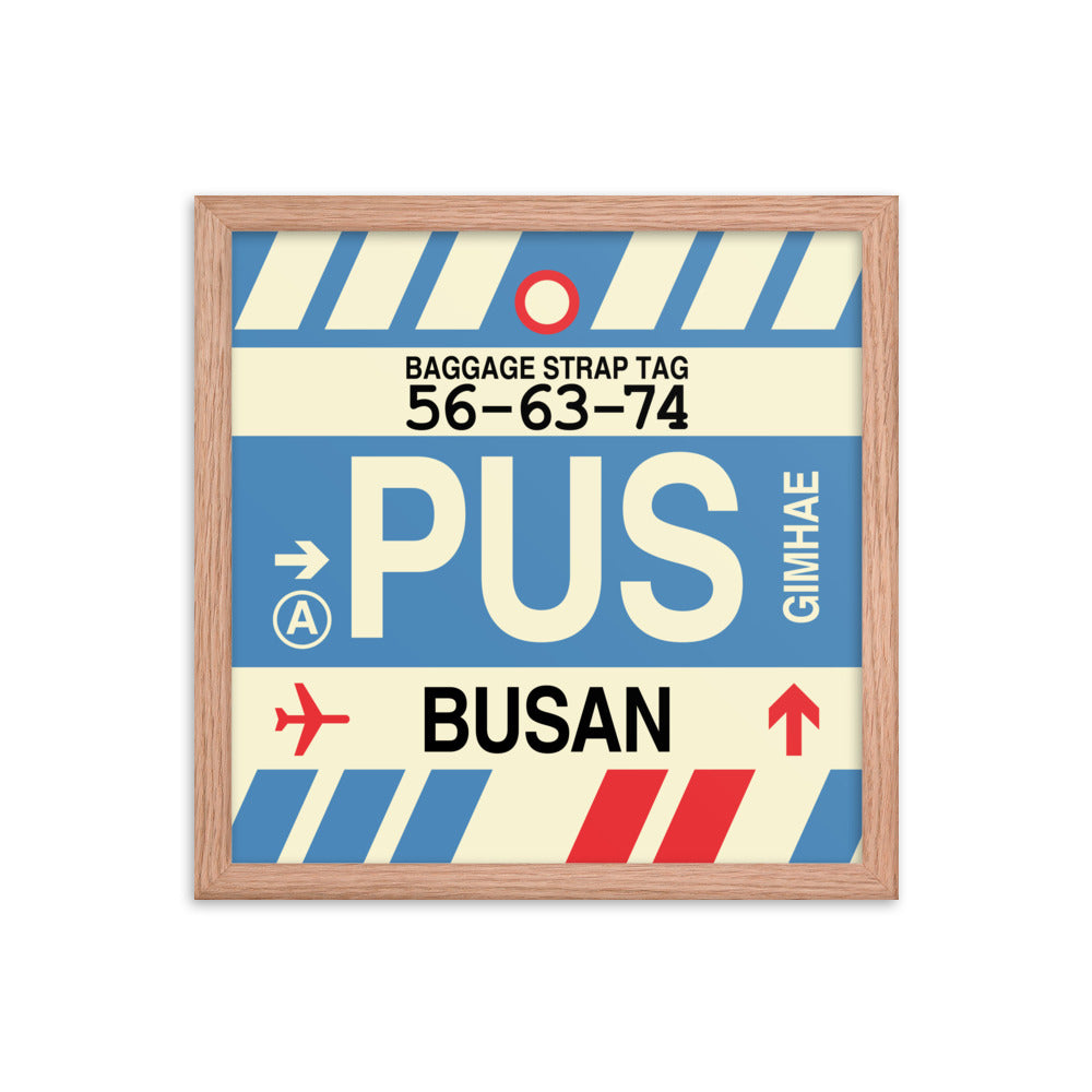 Travel-Themed Framed Print • PUS Busan Souvenir • YHM Designs - Image 08