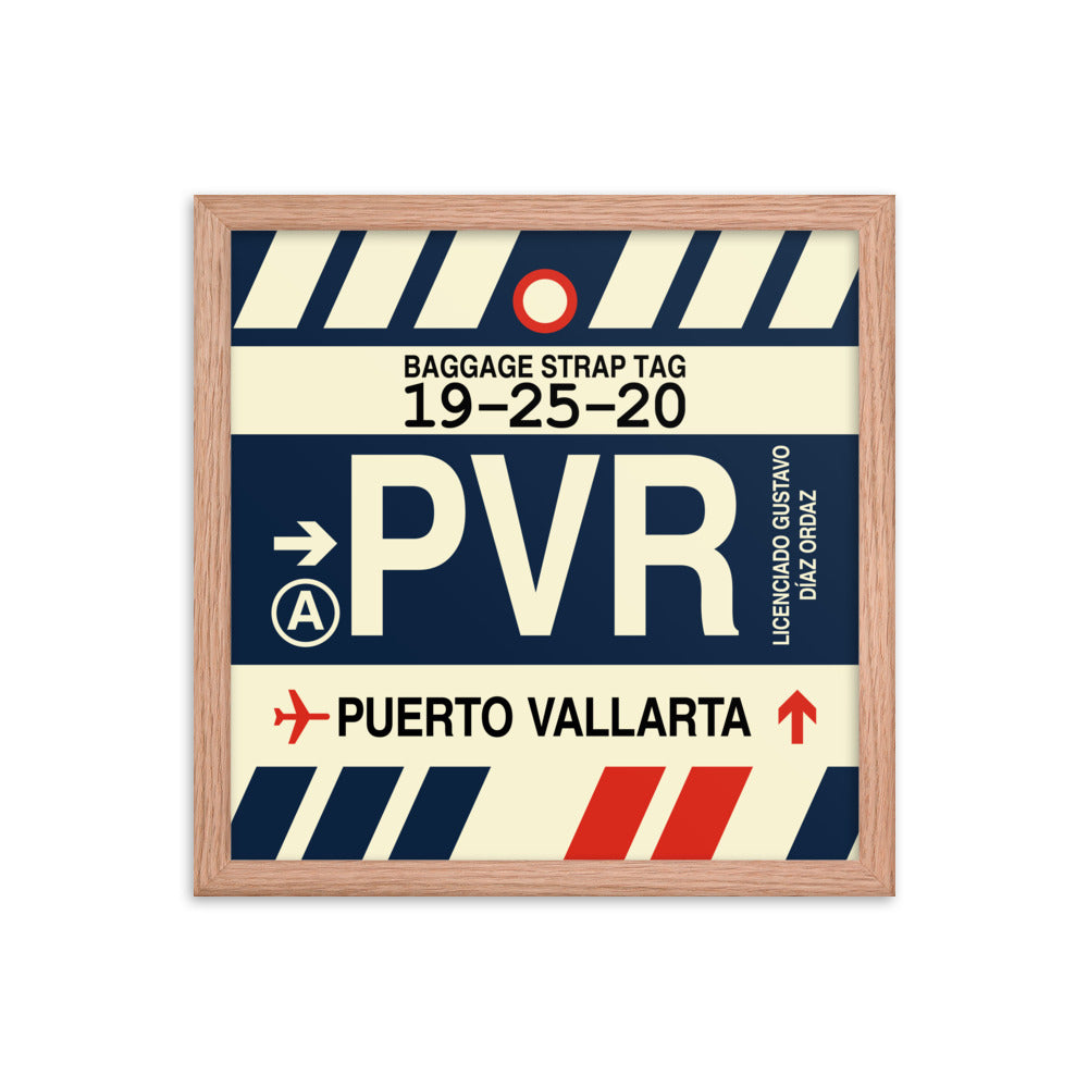 Travel-Themed Framed Print • PVR Puerto Vallarta Souvenir • YHM Designs - Image 08