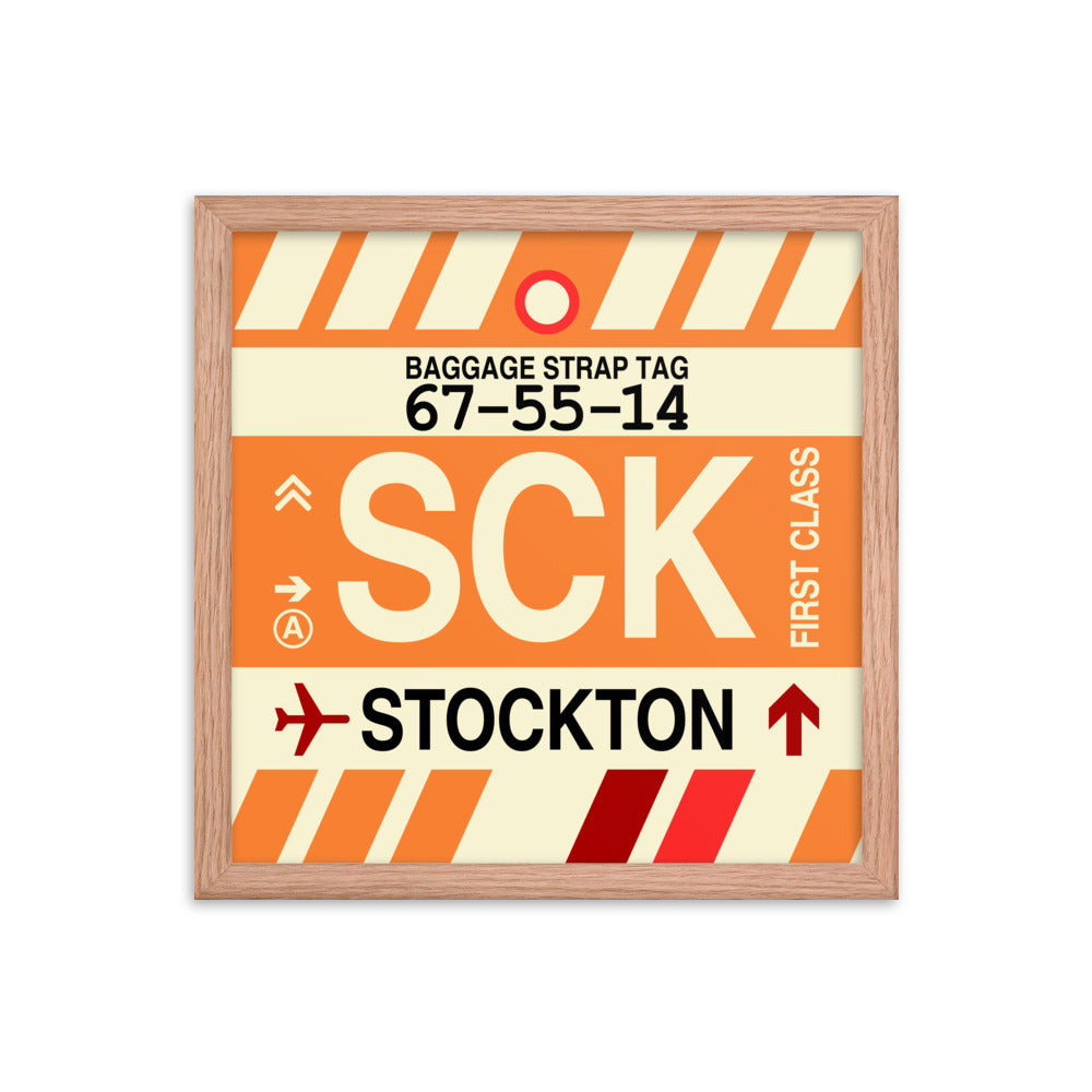 Travel-Themed Framed Print • SCK Stockton Souvenir • YHM Designs - Image 08
