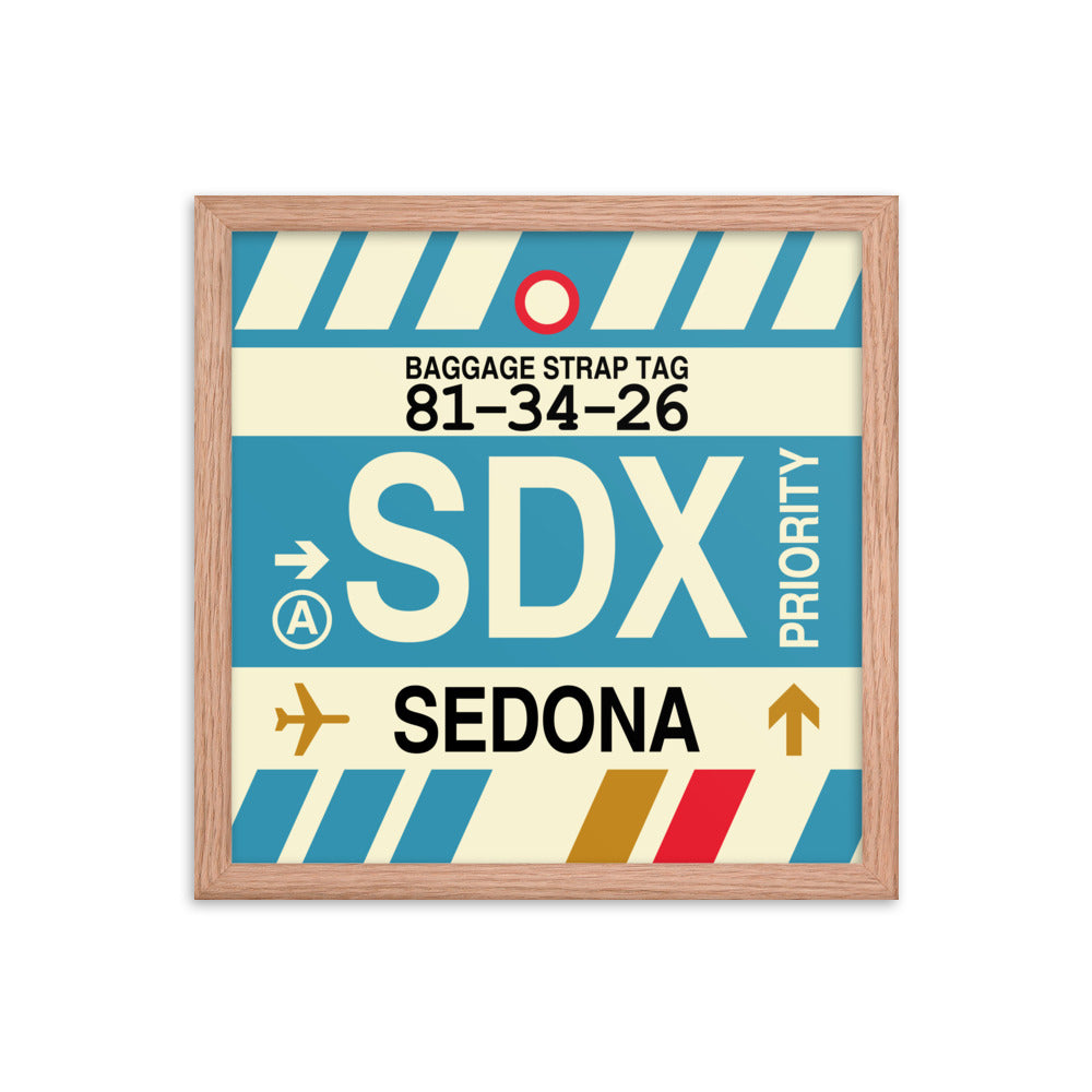 Travel-Themed Framed Print • SDX Sedona Souvenir • YHM Designs - Image 08