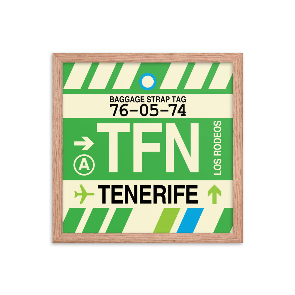 Travel-Themed Framed Print • TFN Tenerife Souvenir • YHM Designs - Image 08