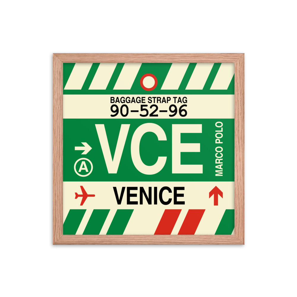 Travel-Themed Framed Print • VCE Venice Souvenir • YHM Designs - Image 08