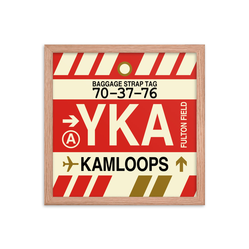 Travel-Themed Framed Print • YKA Kamloops • YHM Designs - Image 08