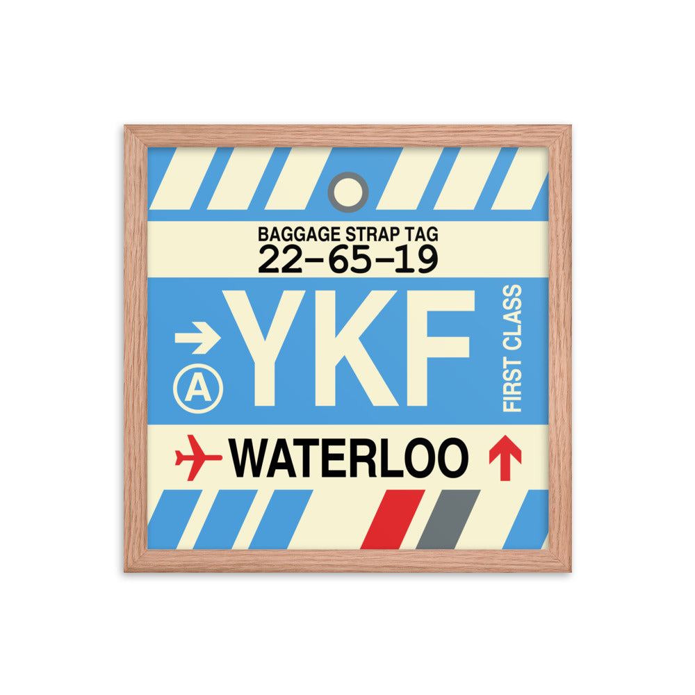 Travel-Themed Framed Print • YKF Waterloo Souvenir • YHM Designs - Image 08