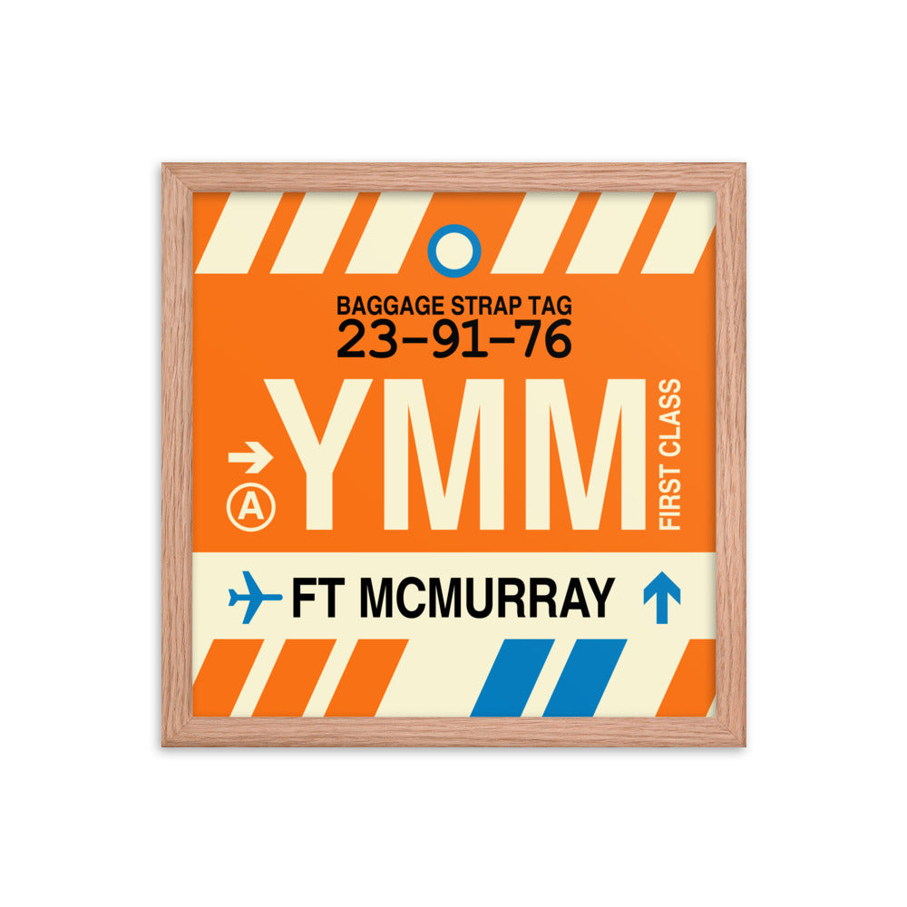 Travel-Themed Framed Print • YMM Fort McMurray • YHM Designs - Image 08