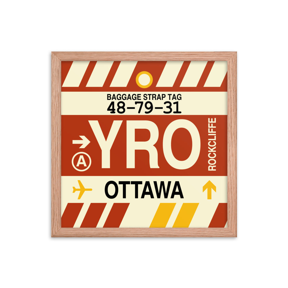 Travel-Themed Framed Print • YRO Ottawa • YHM Designs - Image 08