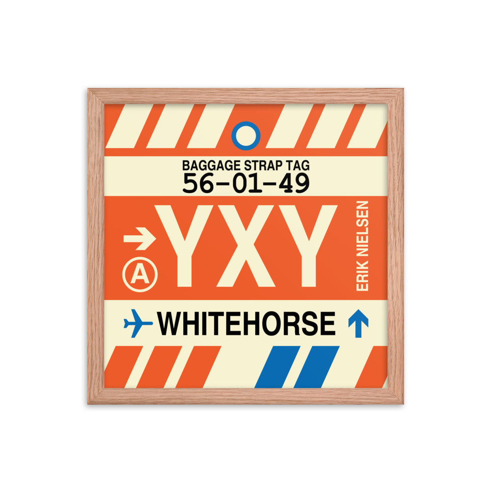 Travel-Themed Framed Print • YXY Whitehorse • YHM Designs - Image 08
