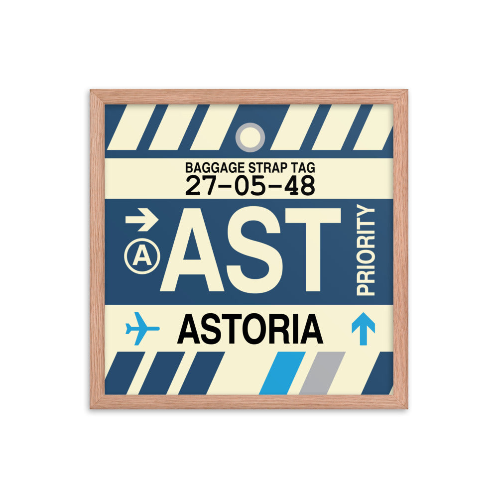Travel-Themed Framed Print • AST Astoria Souvenir • YHM Designs - Image 09