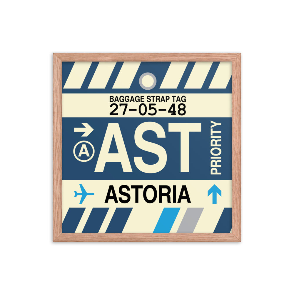 Travel-Themed Framed Print • AST Astoria • YHM Designs - Image 09