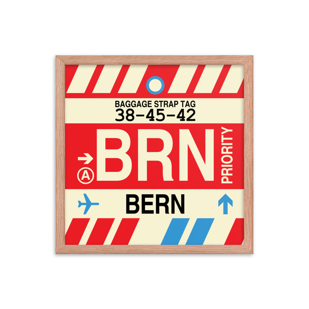 Travel-Themed Framed Print • BRN Bern Souvenir • YHM Designs - Image 09