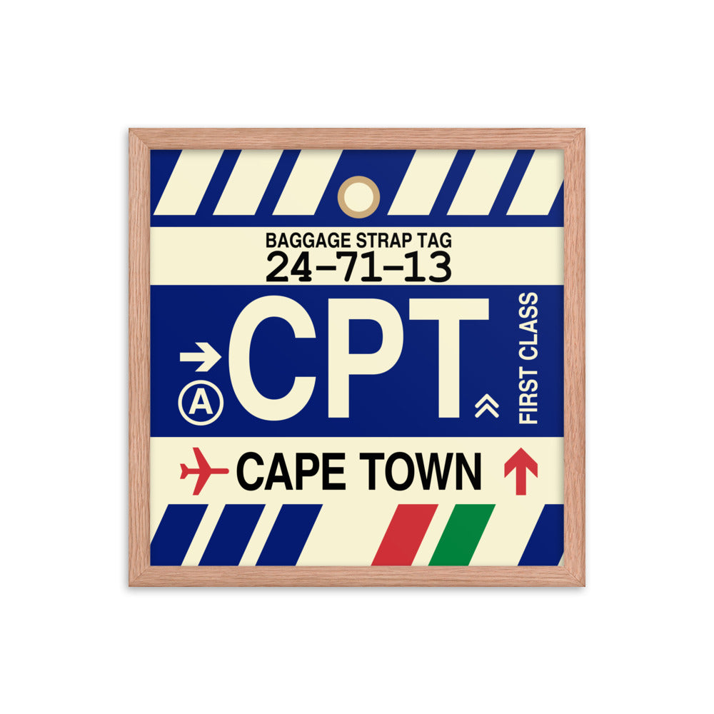 Travel-Themed Framed Print • CPT Cape Town • YHM Designs - Image 09