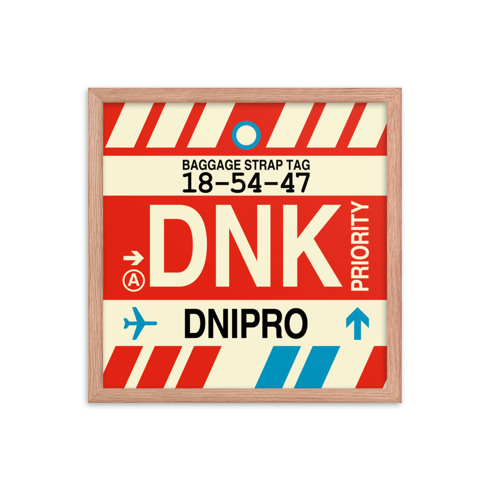 Travel-Themed Framed Print • DNK Dnipro Souvenir • YHM Designs - Image 09