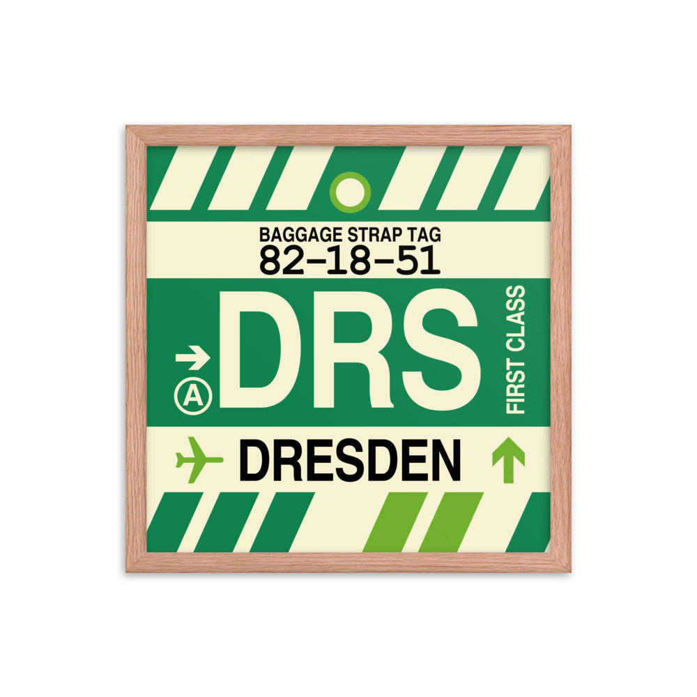 Travel-Themed Framed Print • DRS Dresden Souvenir • YHM Designs - Image 09