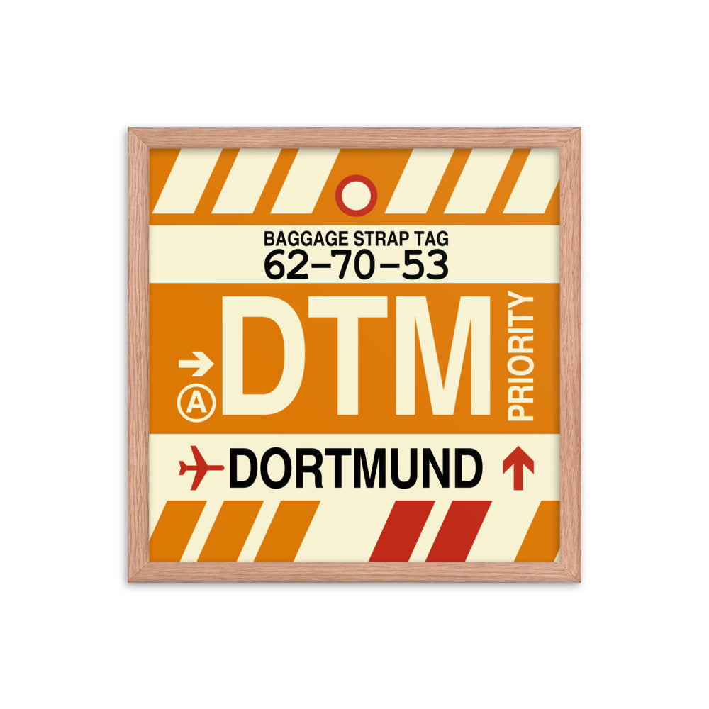 Travel-Themed Framed Print • DTM Dortmund Souvenir • YHM Designs - Image 09