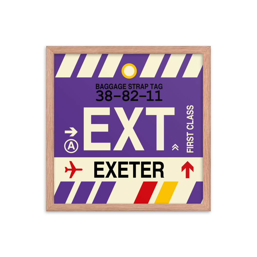 Travel-Themed Framed Print • EXT Exeter Souvenir • YHM Designs - Image 09