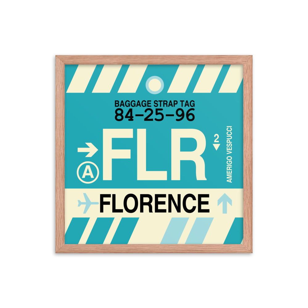 Travel-Themed Framed Print • FLR Florence Souvenir • YHM Designs - Image 09