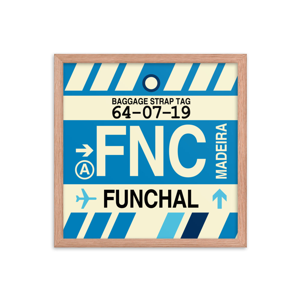 Travel-Themed Framed Print • FNC Funchal Souvenir • YHM Designs - Image 09