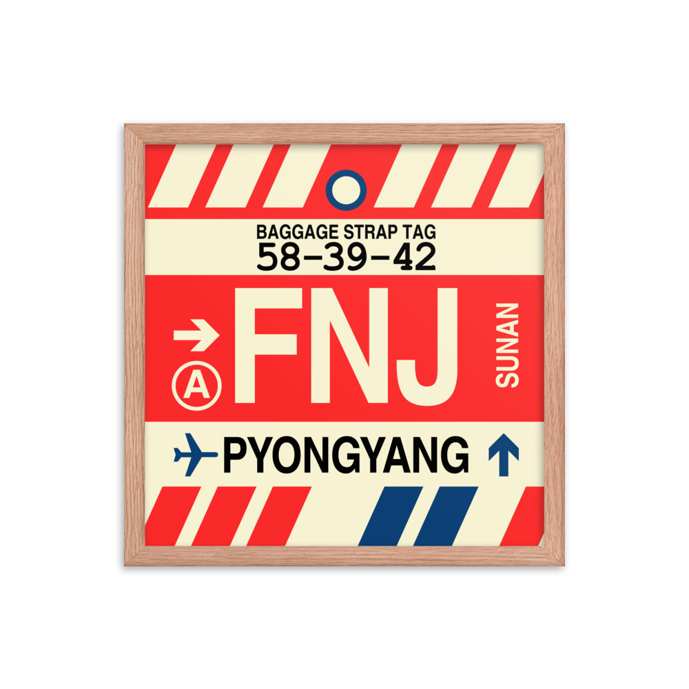 Travel-Themed Framed Print • FNJ Pyongyang Souvenir • YHM Designs - Image 09