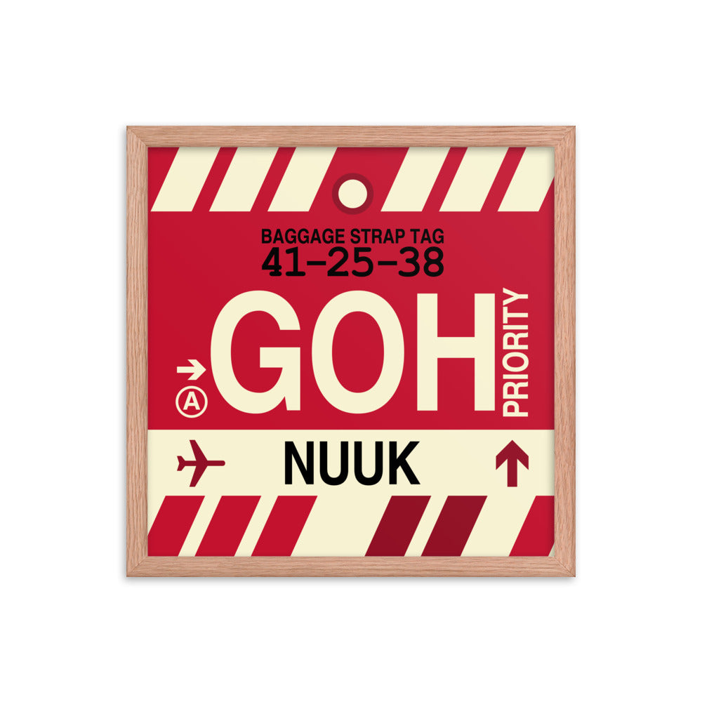 Travel-Themed Framed Print • GOH Nuuk Souvenir • YHM Designs - Image 09