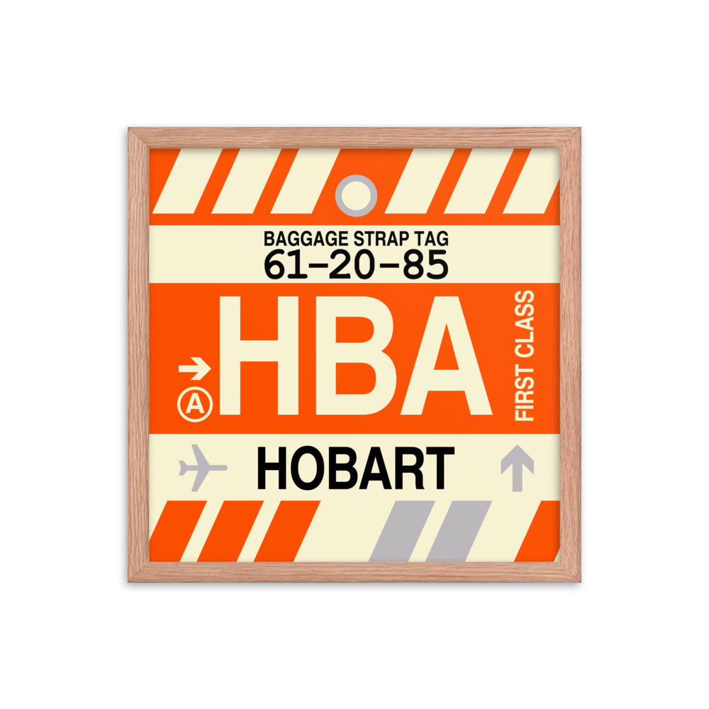Travel-Themed Framed Print • HBA Hobart • YHM Designs - Image 09