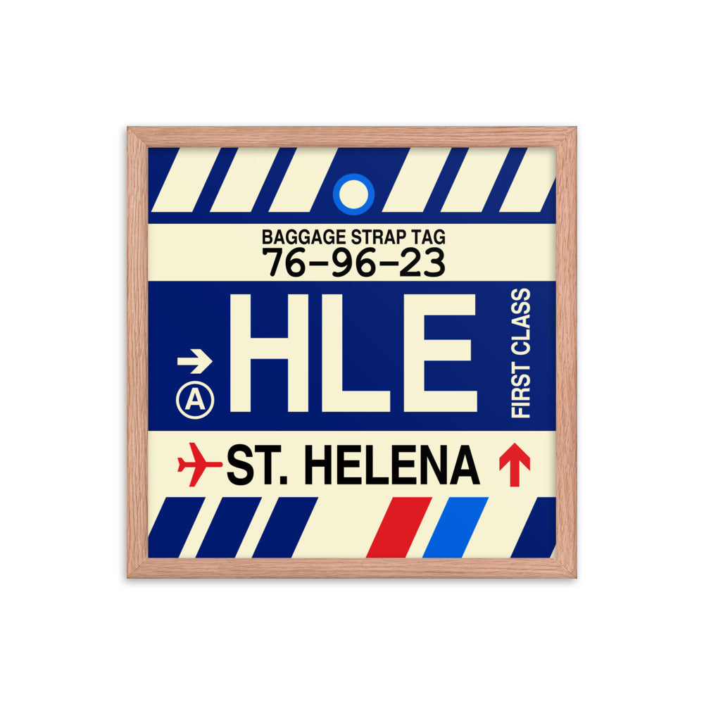Travel-Themed Framed Print • HLE St. Helena Souvenir • YHM Designs - Image 09