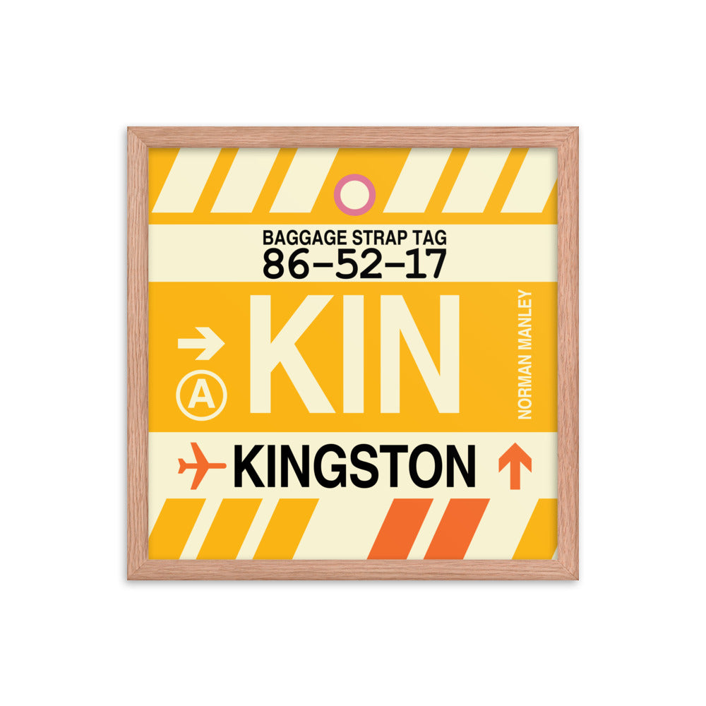 Travel-Themed Framed Print • KIN Kingston Souvenir • YHM Designs - Image 09