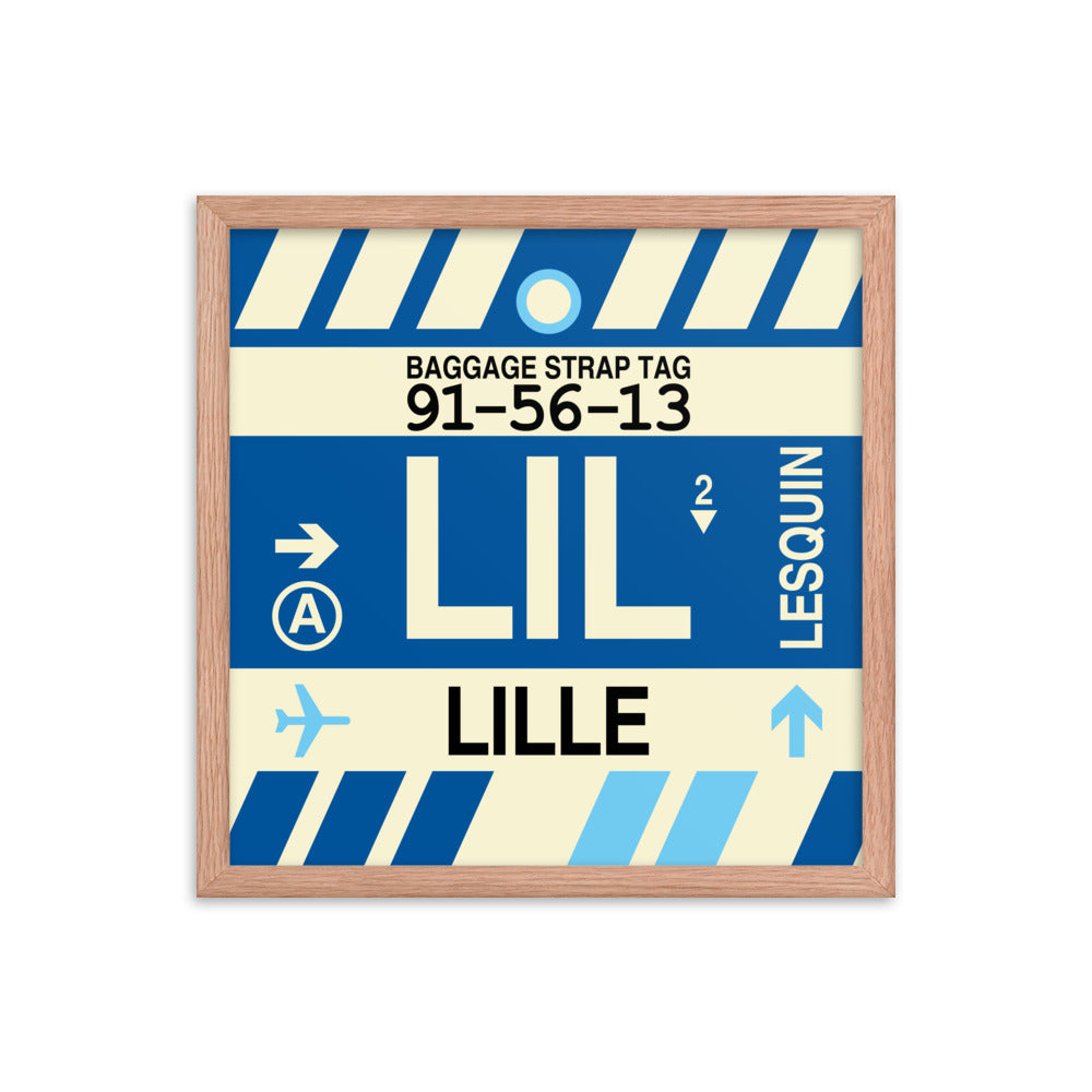Travel-Themed Framed Print • LIL Lille • YHM Designs - Image 09