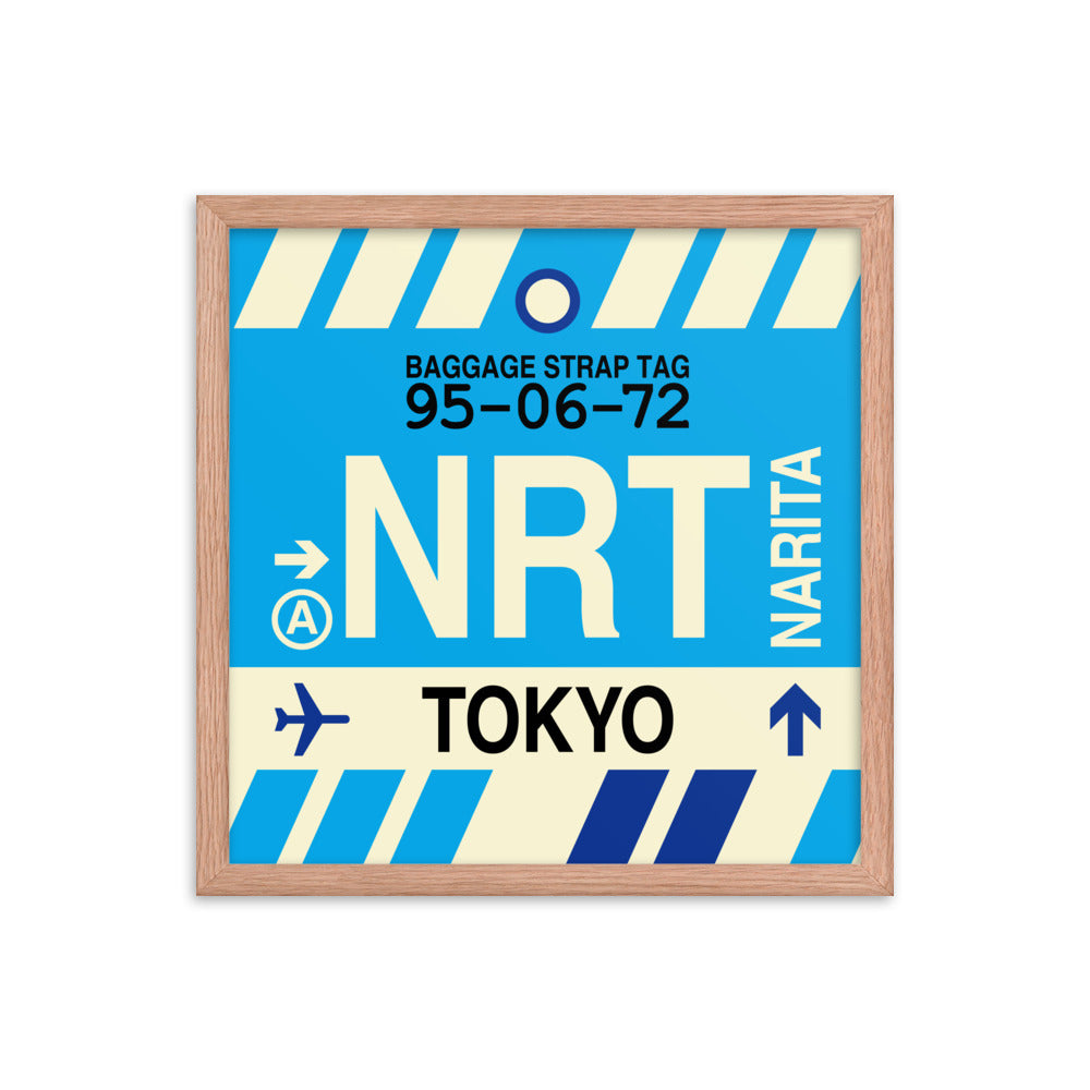 Travel-Themed Framed Print • NRT Tokyo Souvenir • YHM Designs - Image 09