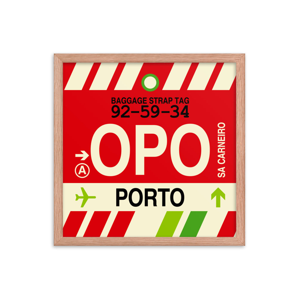 Travel-Themed Framed Print • OPO Porto Souvenir • YHM Designs - Image 09