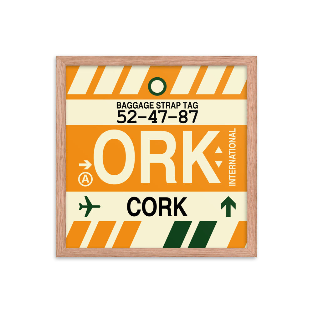 Travel-Themed Framed Print • ORK Cork Souvenir • YHM Designs - Image 09